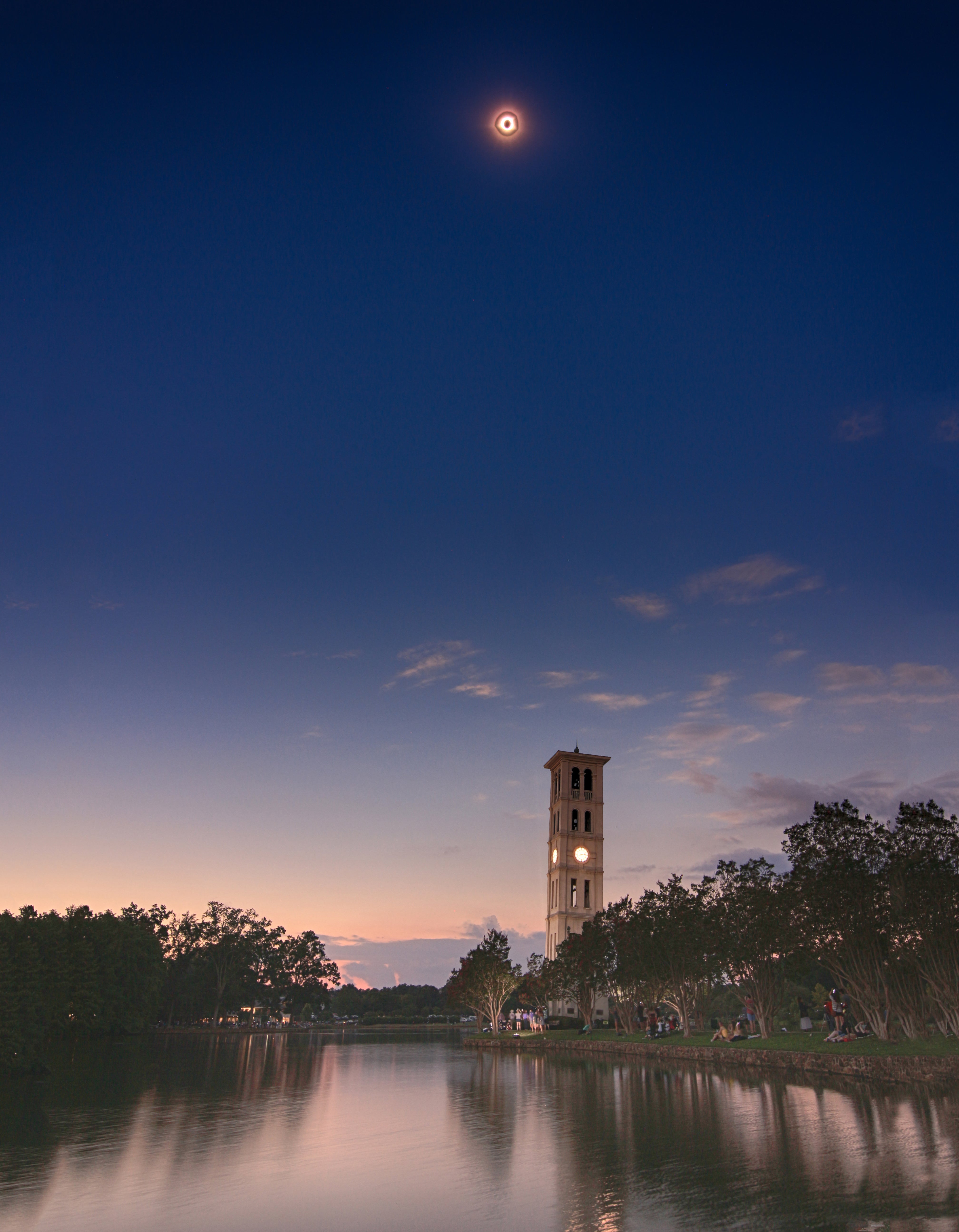 Furman Lake Eclipse at Totality - Limited Edition