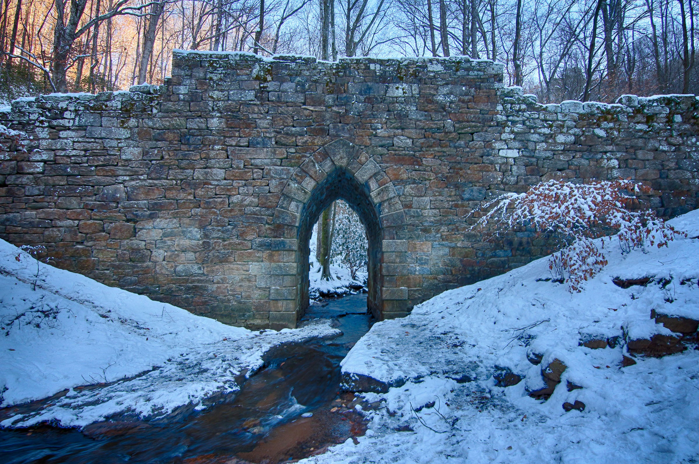 Poinsett Bridge Snow